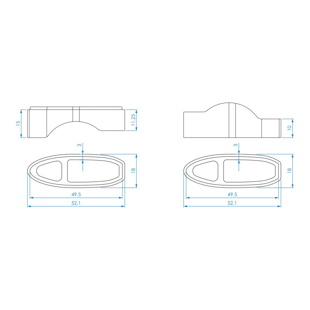 Profile Design Riser Kit - Adapters | A2 to A3 | Aluminum | BIKE24