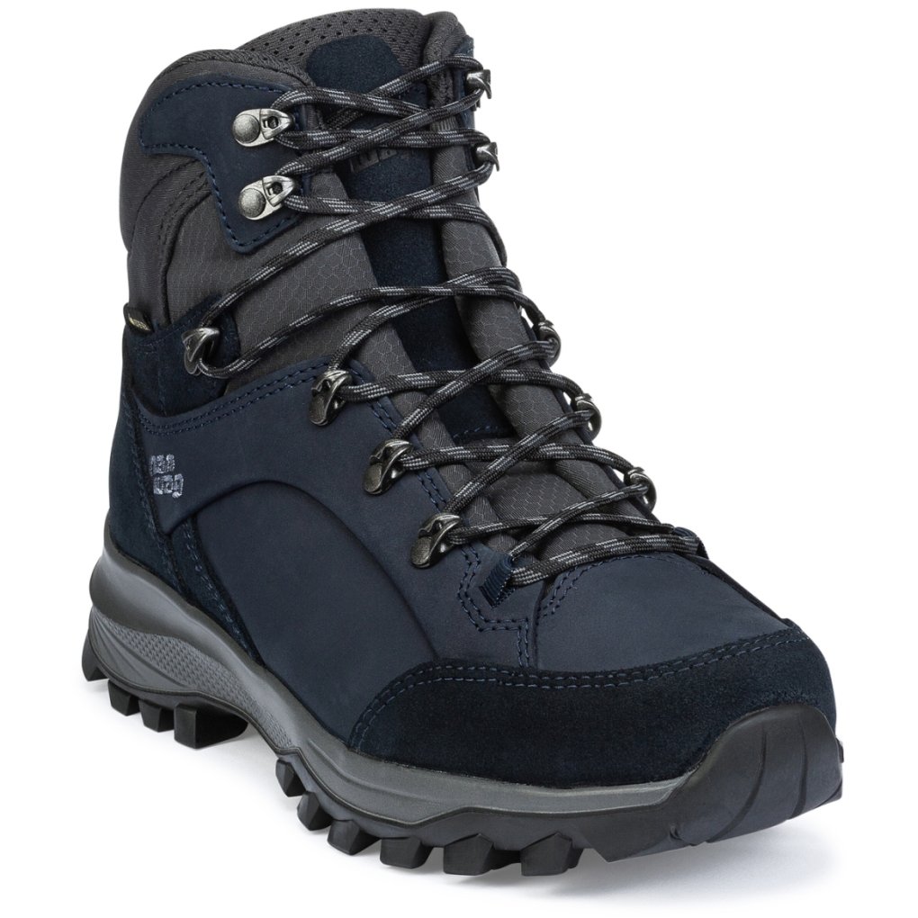 Hanwag Banks GTX Wanderschuhe Damen Navy/Asphalt BIKE24