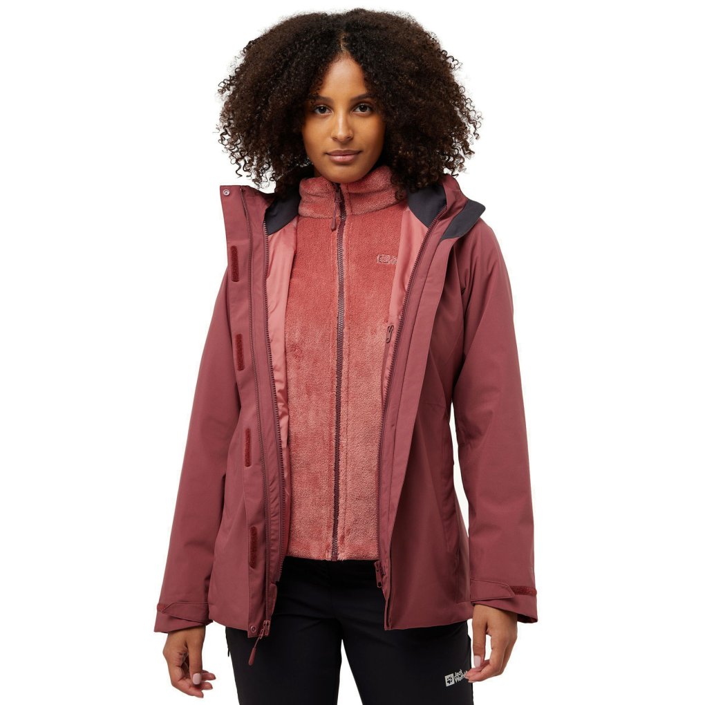 Rotwand Jack Wolfskin Winterjacke Damen Rot Jack Wolfskin Rotwand