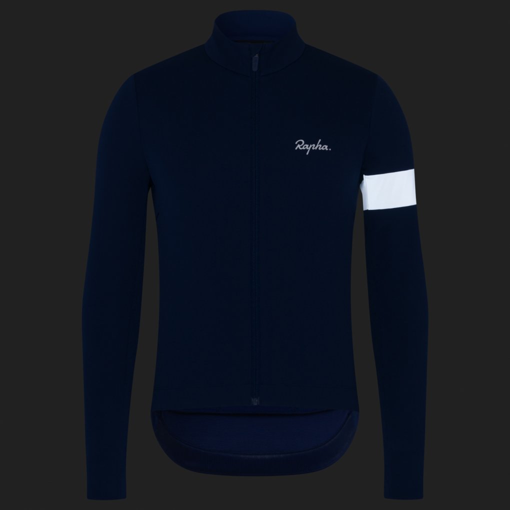 ウェア Rapha Core Winter Jacket Navy-Small Rapha Core Winter Jacket Men - navy/white | BIKE24