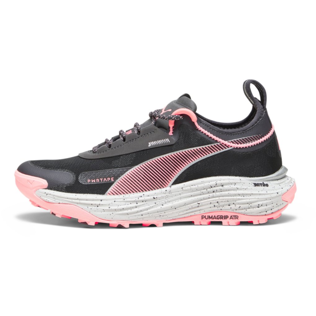 Puma Voyage Nitro Trail Running Shoes Women Cool Dark Gray-Koral Ice