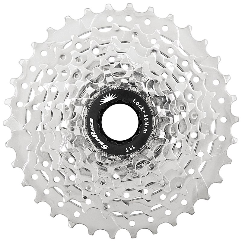 SunRace CSM96 Cassette 9-speed - metallic silver | BIKE24