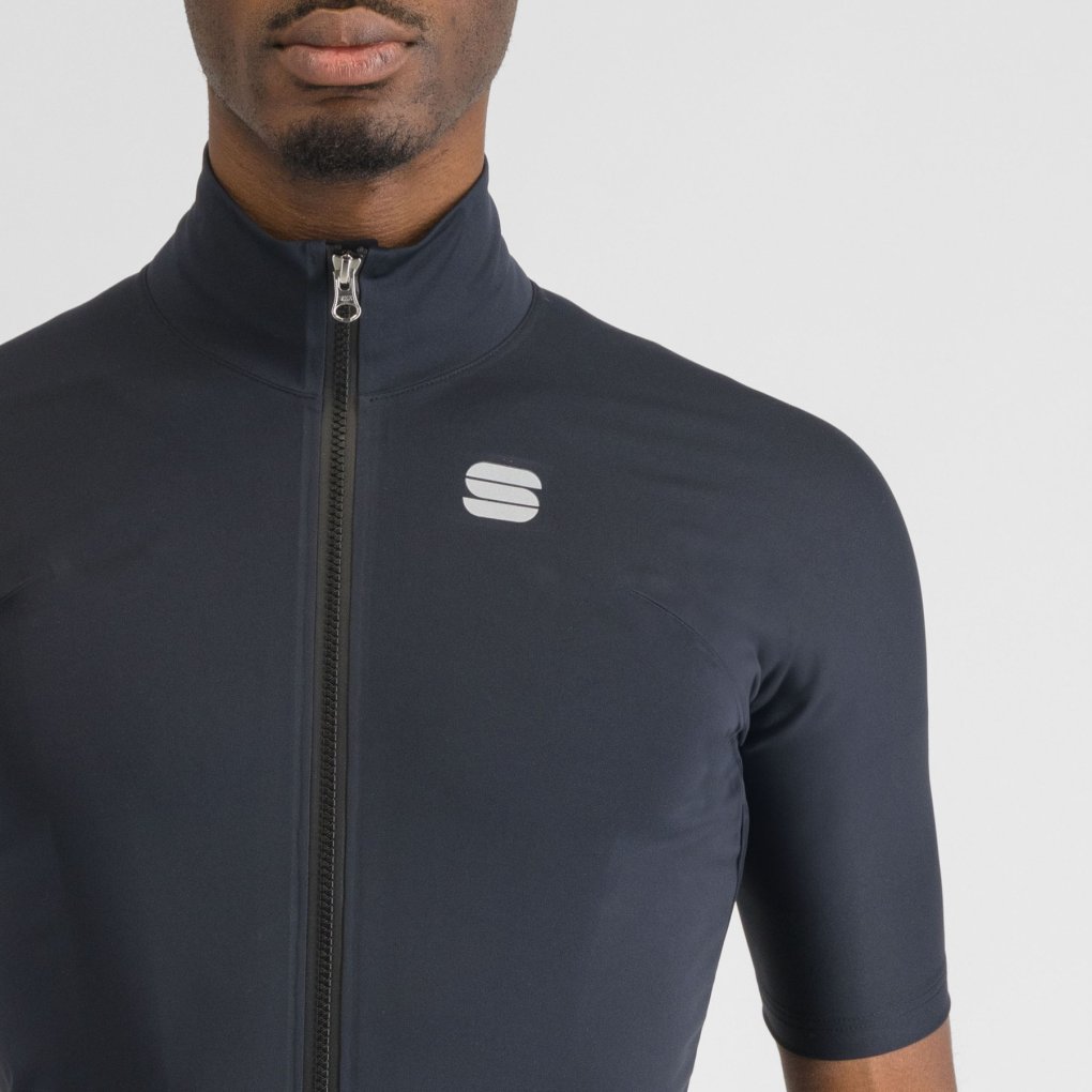 【Sportful】FIANDRE PRO JACKET SHORTSLEEVE Sportful Fiandre Pro 2 Jacket Short Sleeves Men - 002 Black | BIKE24