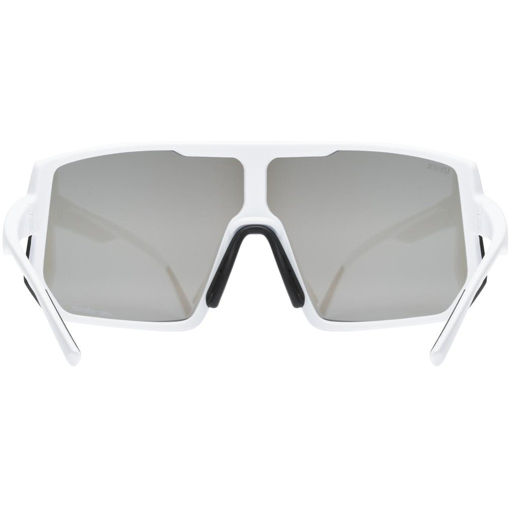 Uvex sportstyle 235 V Glasses - white matt/variomatic litemirror