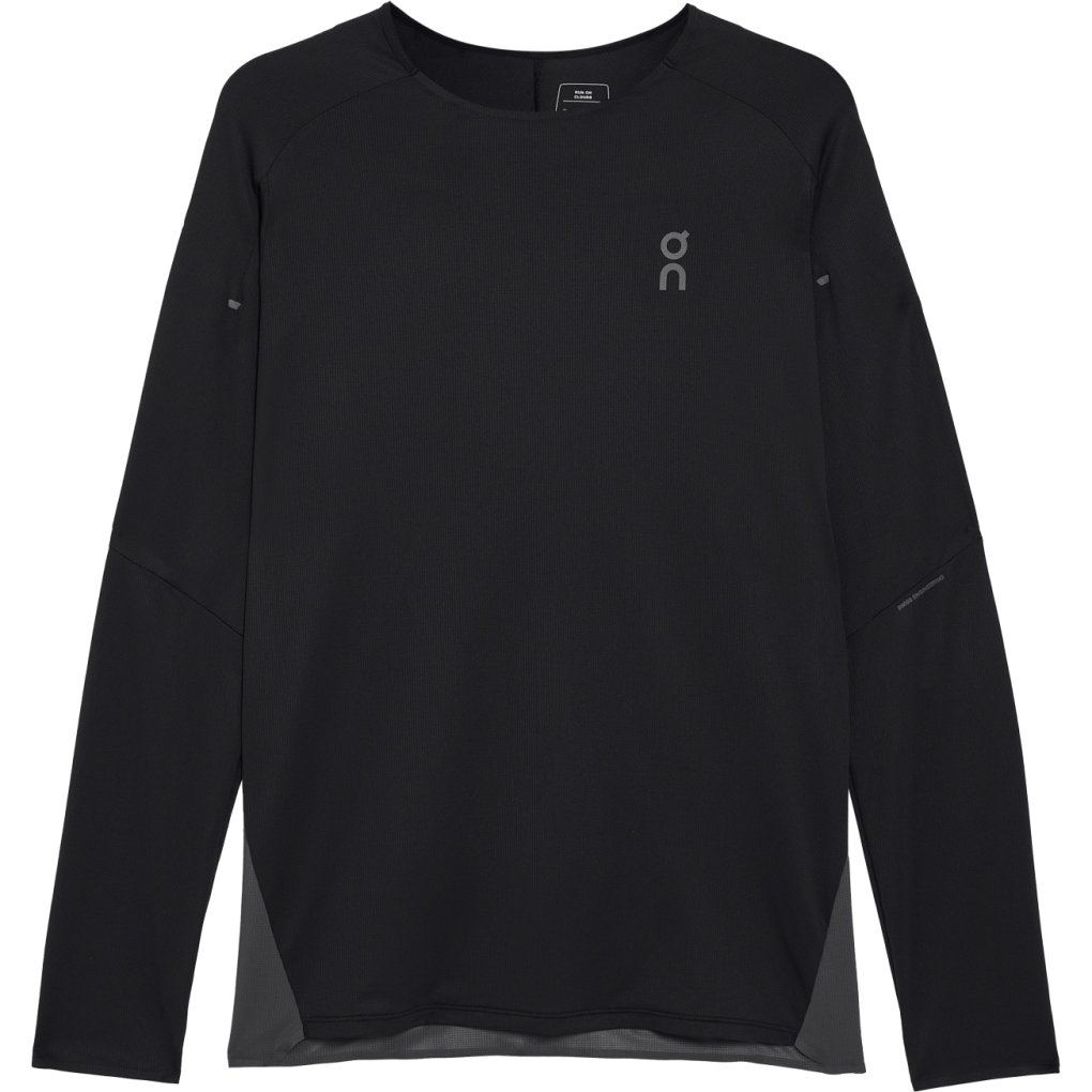 ON Performance Long-T ブラック S On Performance Long-T Running Shirt Men - Black | Eclipse