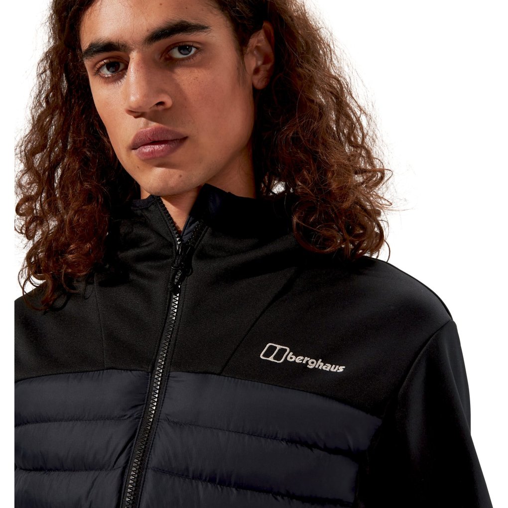 Berghaus Vaskye Hooded Hybrid Jacket Men Black/Black BIKE24