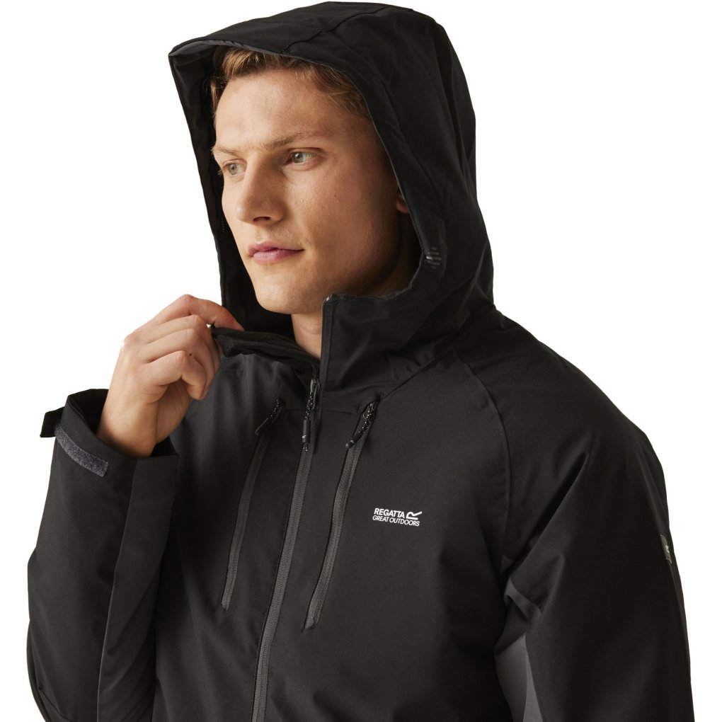Regatta Highton Stretch Padded Jacket III Men Black/Ash 82G BIKE24