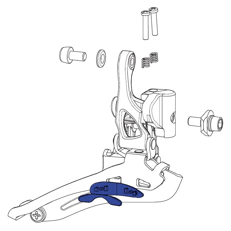 Campagnolo Insert for Front Derailleurs - Chorus / Potenza