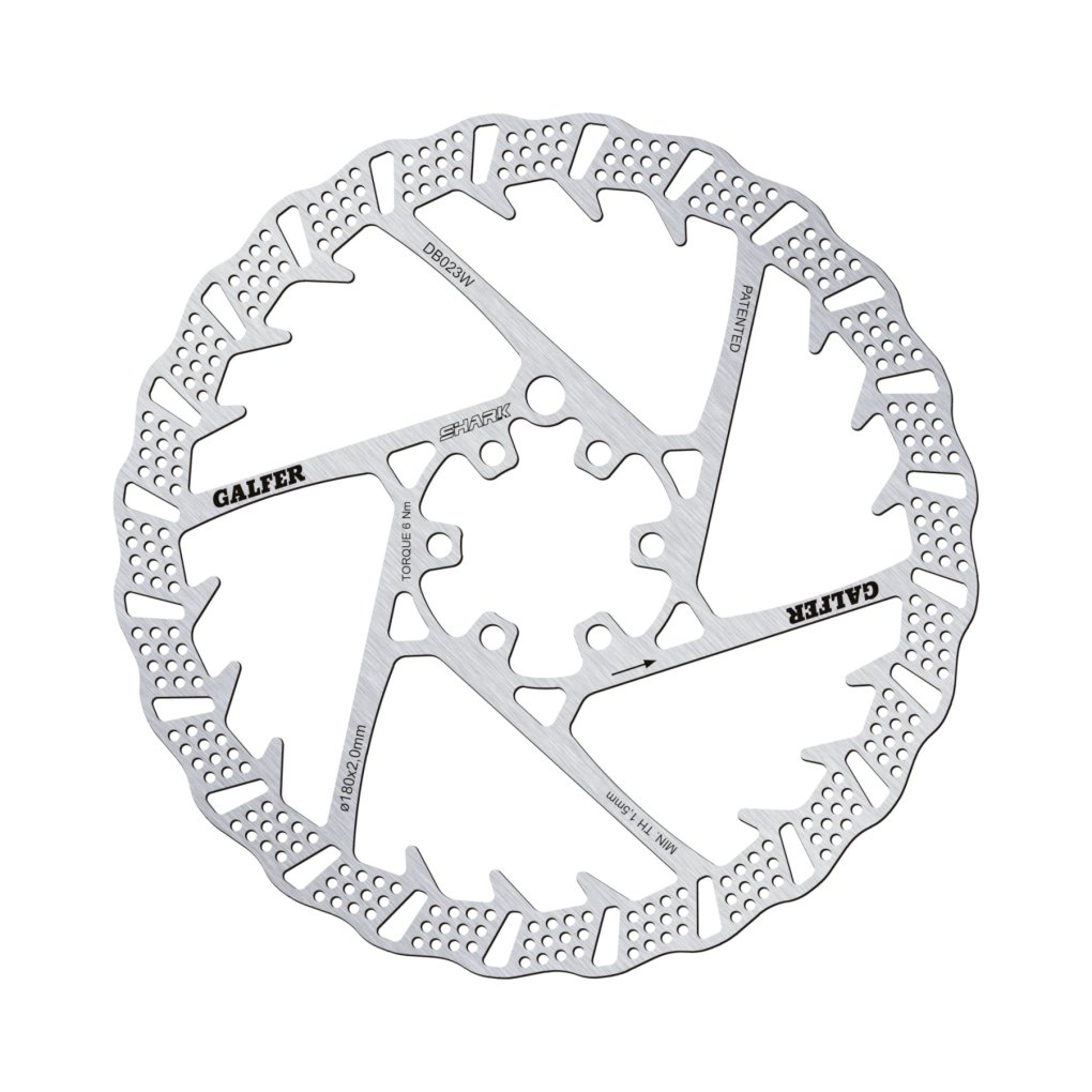 Disque De Frein Acier FORMA 180mm 6 Trous – Pour VTT, VAE, Vélo Ville – Neuf