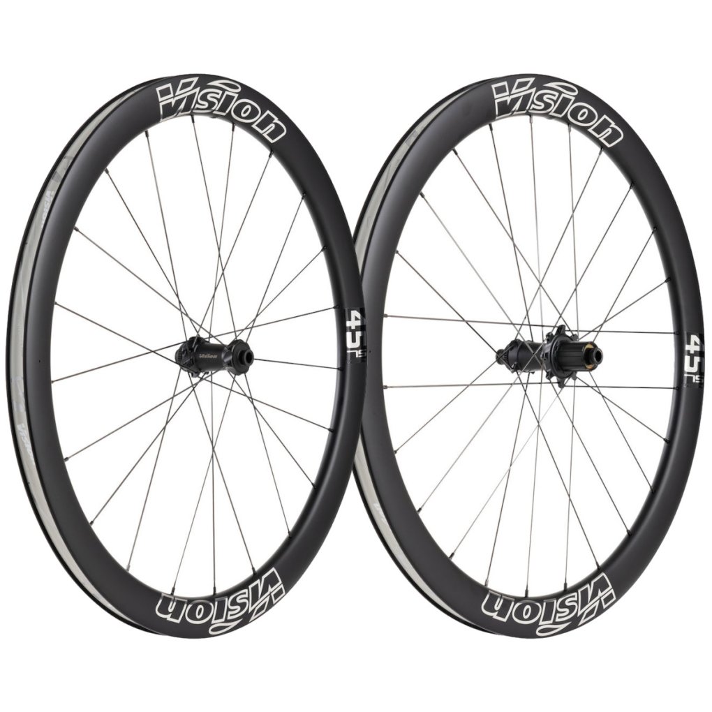 パーツ Vision METRON 45 SL WHEELSET Vision Metron 45 SL Silver Edition Wheelset - 28