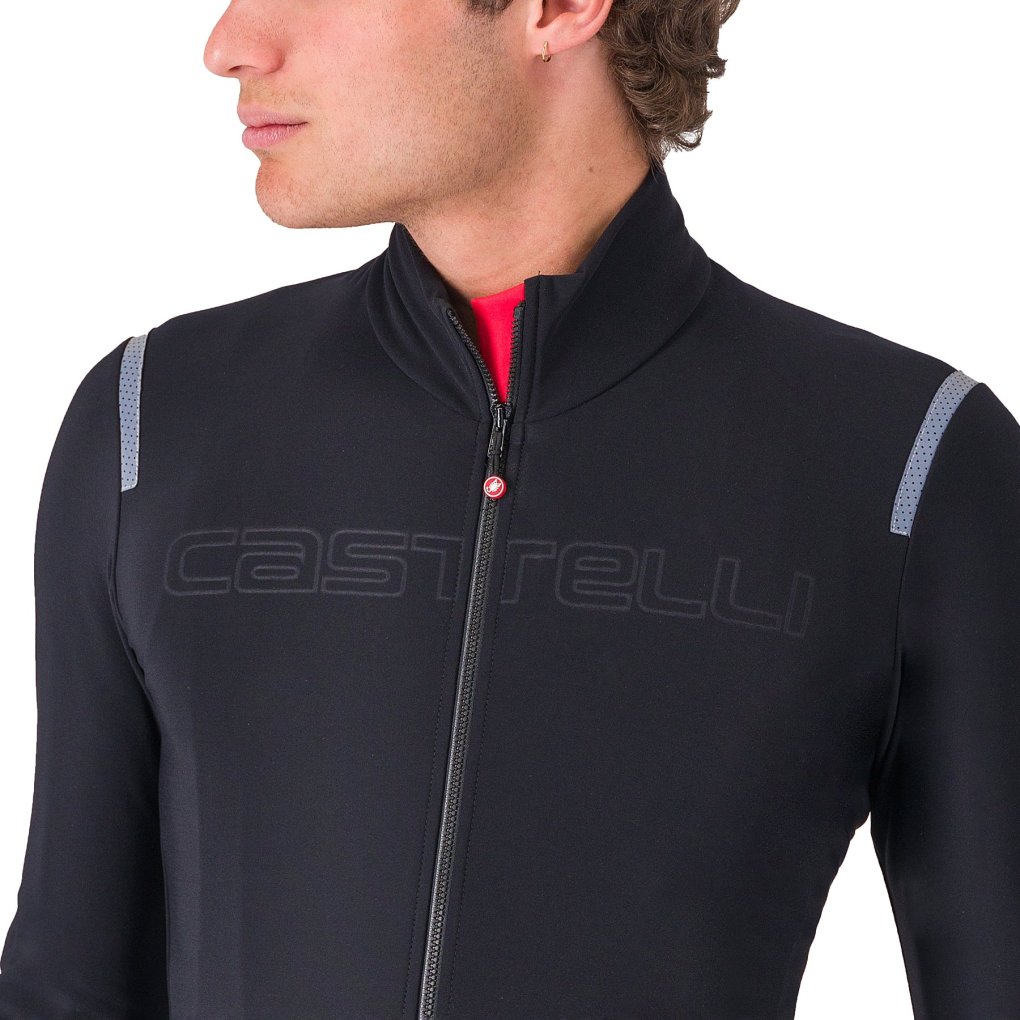 CASTELLI　TUTTO NANO ROS JERSEYサイズM CASTELLI Tutto Nano RoS Jersey for Warmth and Visibility