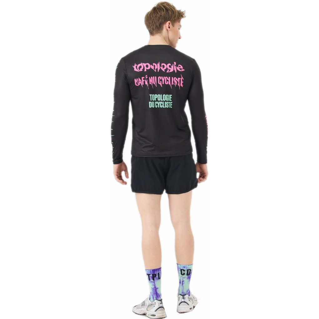 Café du Cycliste x Topologie Ambre Longsleeve Shirt Men - black