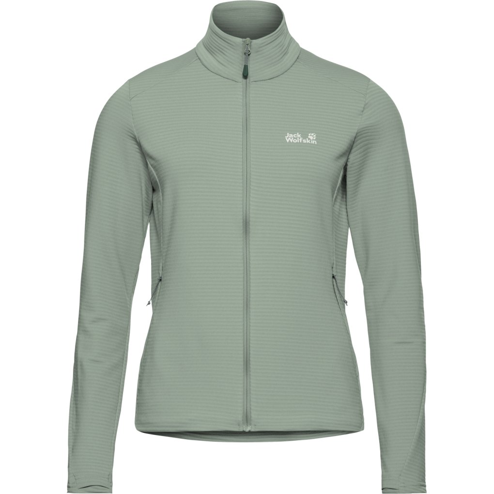 Jack Wolfskin Litestride Full Zip Jacket Women - green zinnia | BIKE24