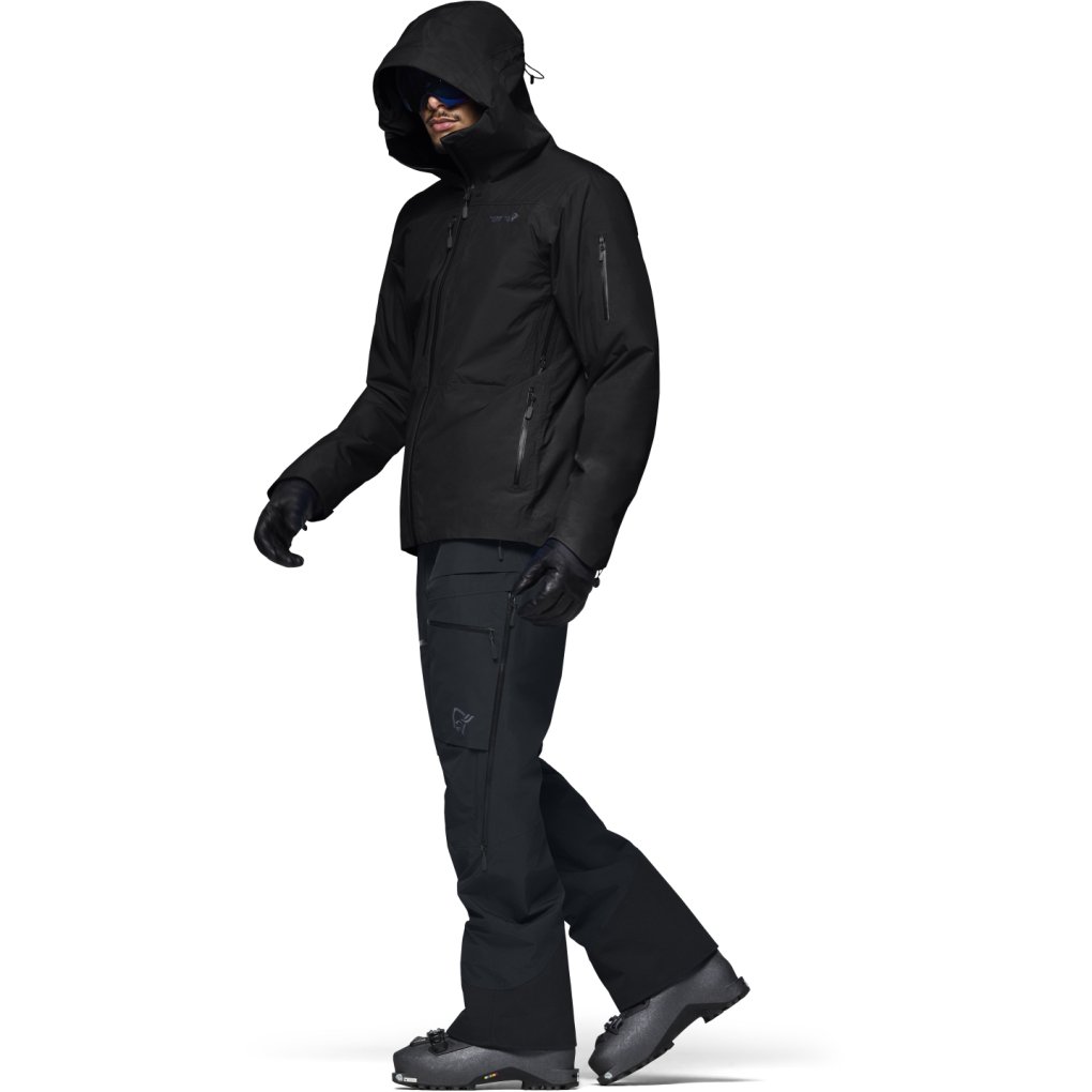 Norrona lofoten Gore-Tex insulated Jacket Men - Caviar Black | BIKE24