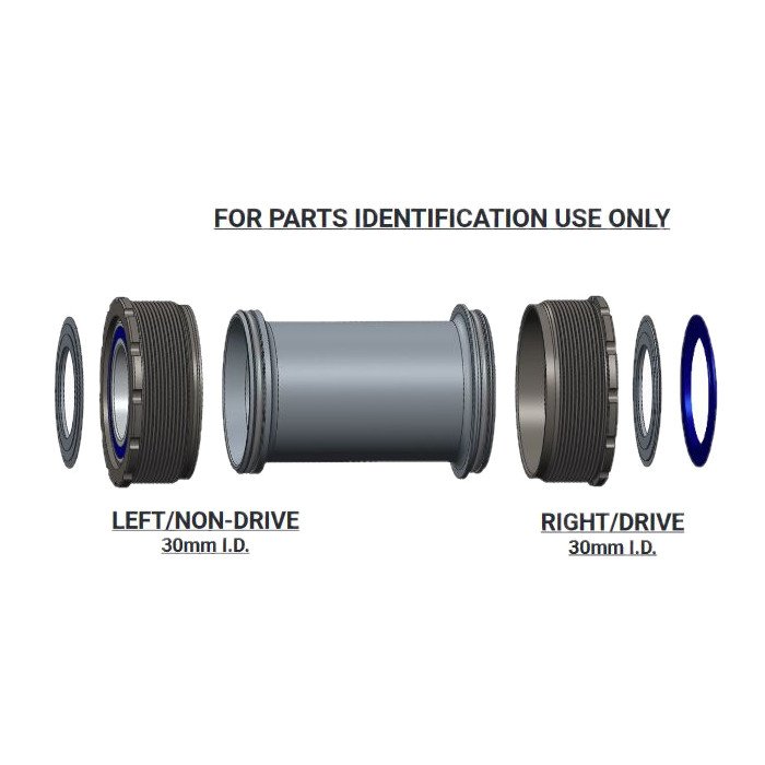 Praxis M30 Pedalier Para MTB: Eje De 30mm Para Cuadros BB30/PF30 De 73mm (Rendimiento Y Durabilidad)