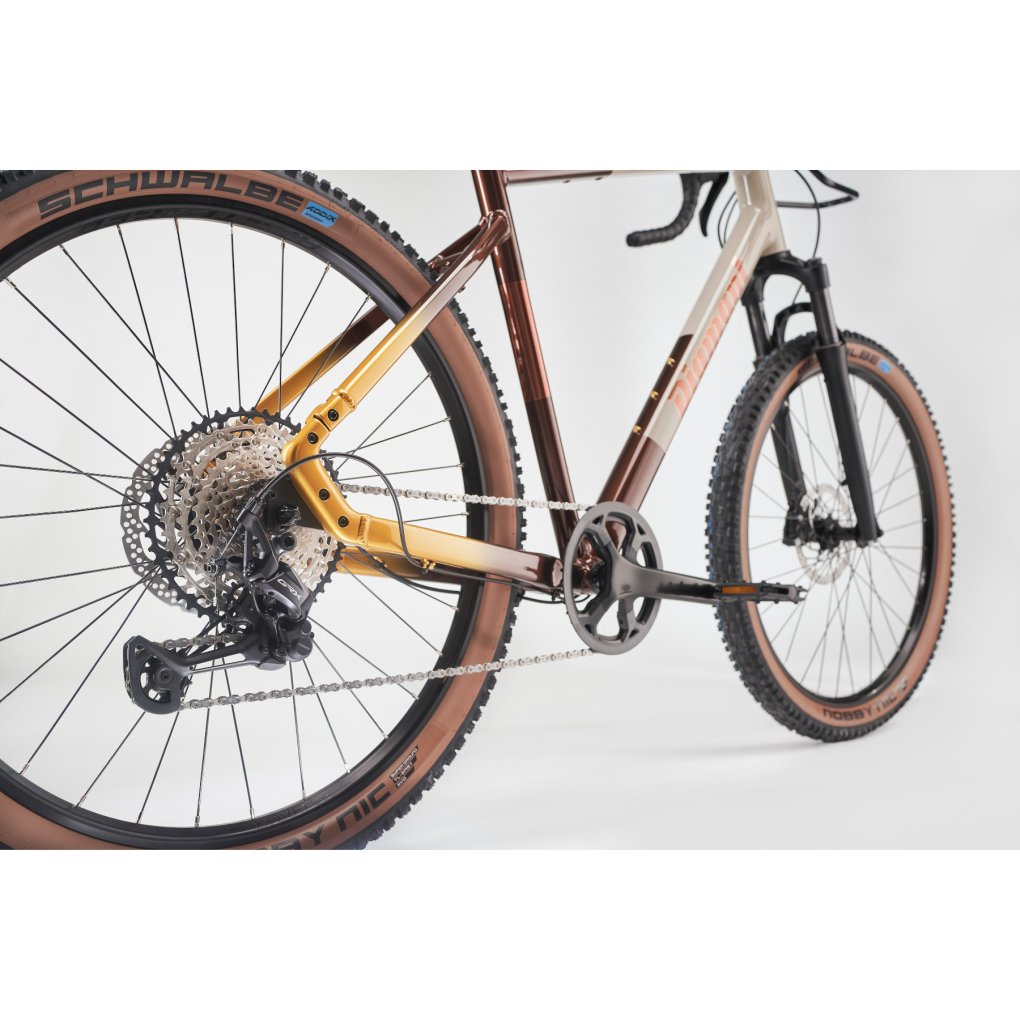 Diamant Bicicleta Gravel 140 STEPOVER 2026 Mokkalatte Duotone