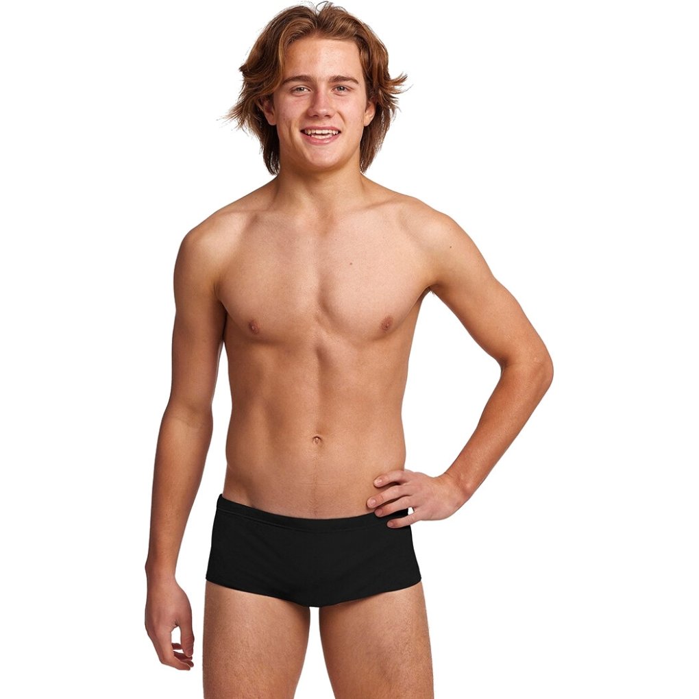 Funky Trunks Sidewinder Trunks Boys Still Black