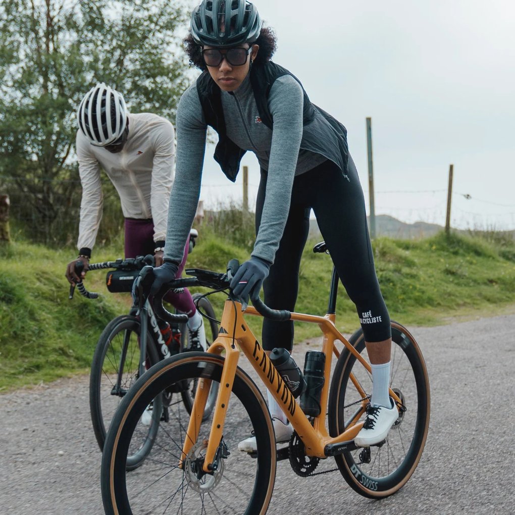 ウェア CAFE DU CYCLISTE Adrienne 3/4 XS cafe du cycliste （ Women'sモデル ） 3/4サーモビブショーツ