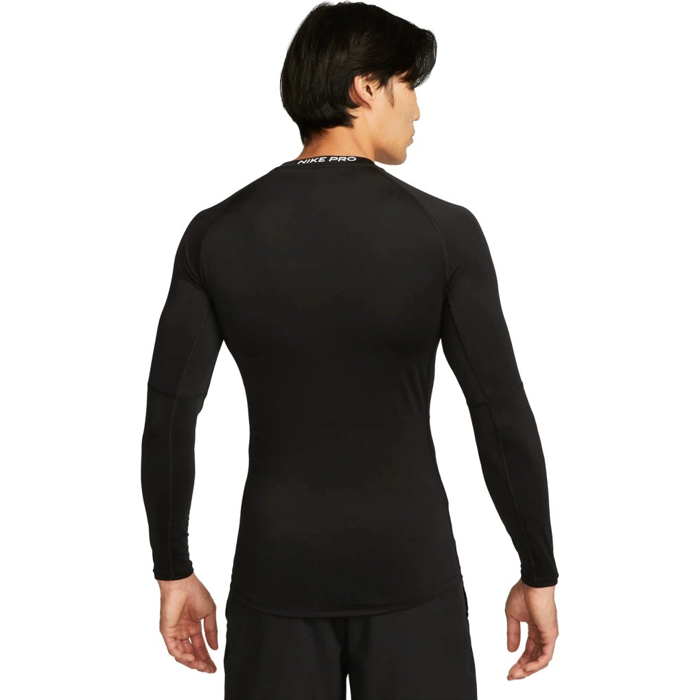 Nike Pro Dri-FIT Long Sleeve Tight Top Men black/white FB7919