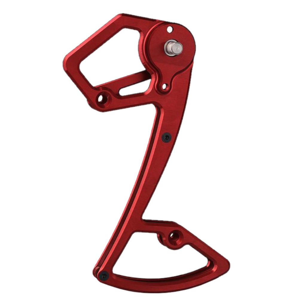 Gabbia Deragliatore Posteriore Garbaruk Per Shimano GRX 11v Meccanico &ndash; Nera, In Alluminio 7075-T6, Made In Poland