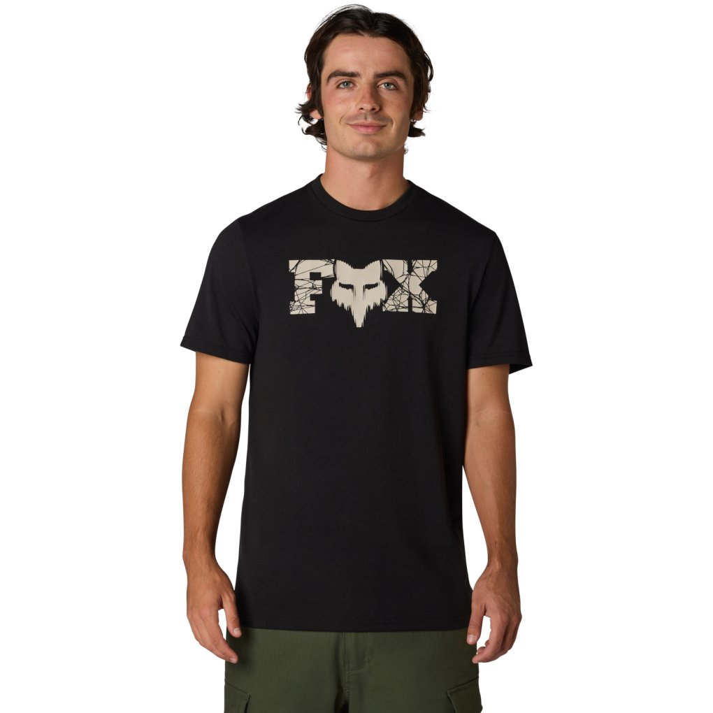 FOX Diffuse TruDri T-shirt met korte mouwen voor heren - zwart