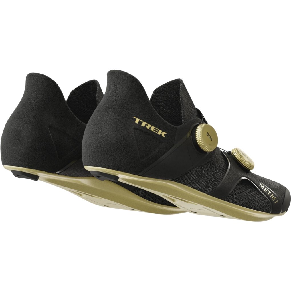 Trek RSL Knit Road Shoes - Black/Gold | BIKE24