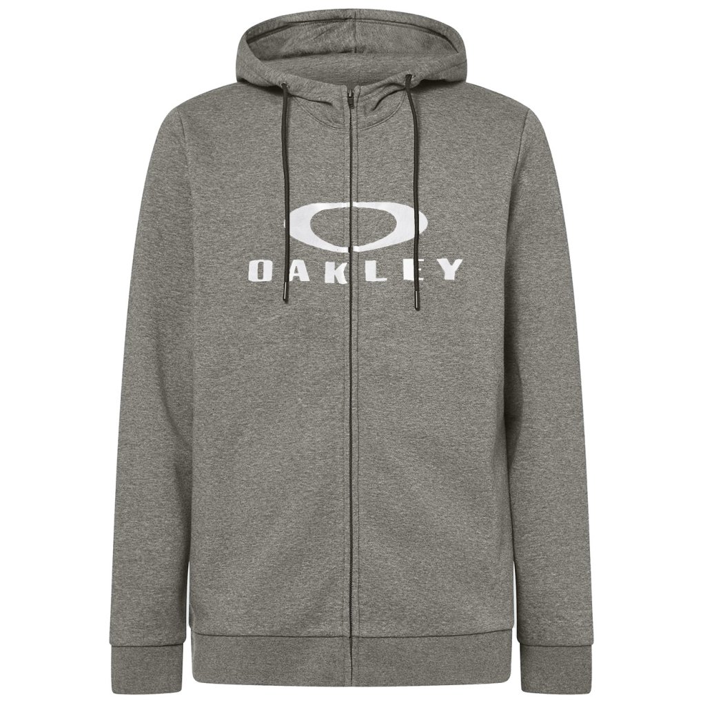 Oakley Bark Full Zip Hoodie 2.0 Men - New Athletic Grey | BIKE24