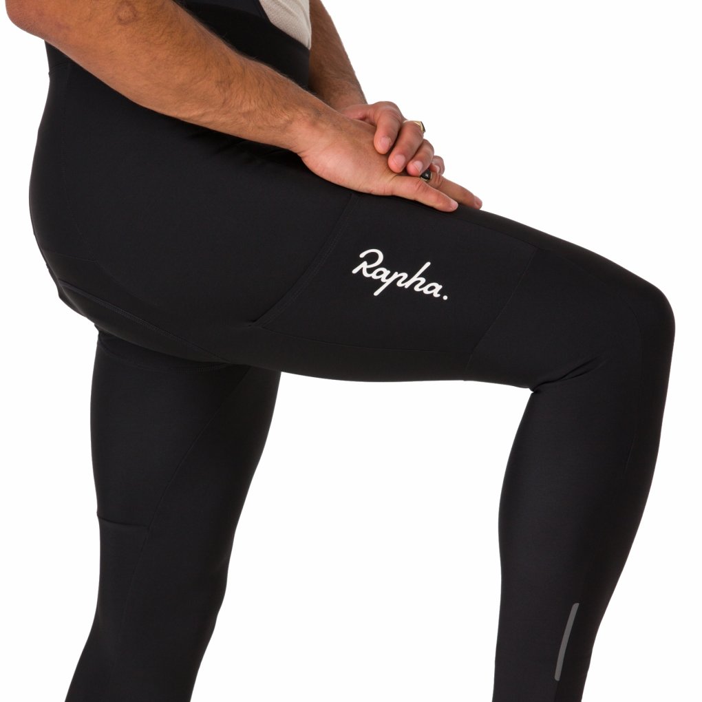 Rapha Core Cargo Winter Bib Tights with Pad Men - black