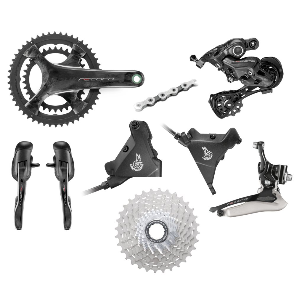 ★ Sports Team レコード 12\" Campagnolo Super Record S Crankset - Carbon | Ultra Torque