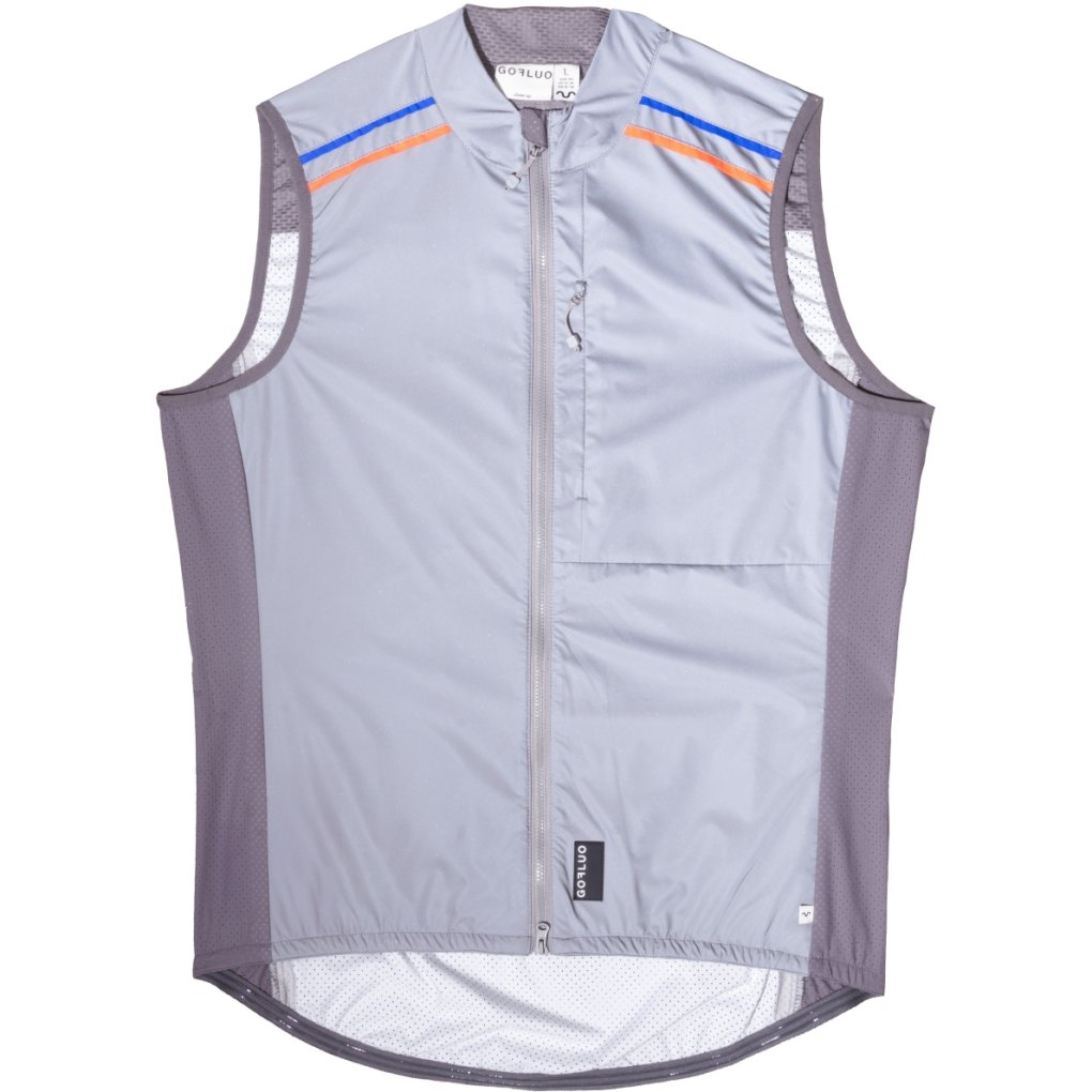 Gofluo Sean Bodyglower Safety Vest Grey reflective