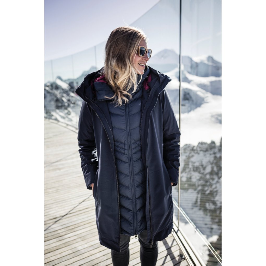 Vaude Annecy III 3in1 Mantel Damen schwarz/schwarz BIKE24