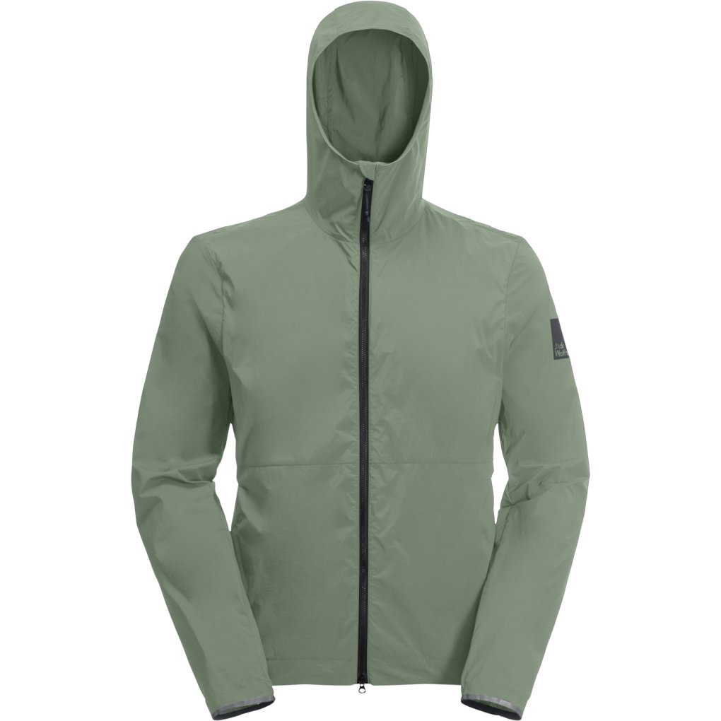 Jack Wolfskin Bike Commute Wind Jacket Men eucalyptus BIKE24
