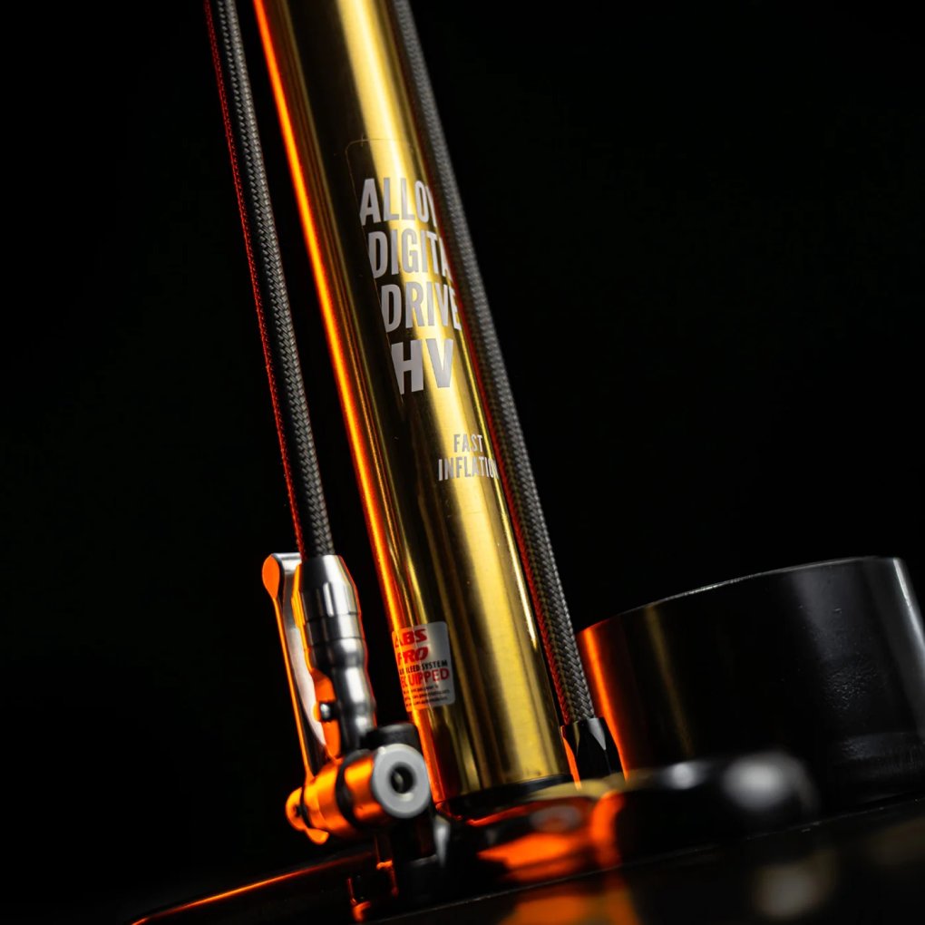 Lezyne CNC Digital Drive 3.5 Floor Pump - Gold - Special