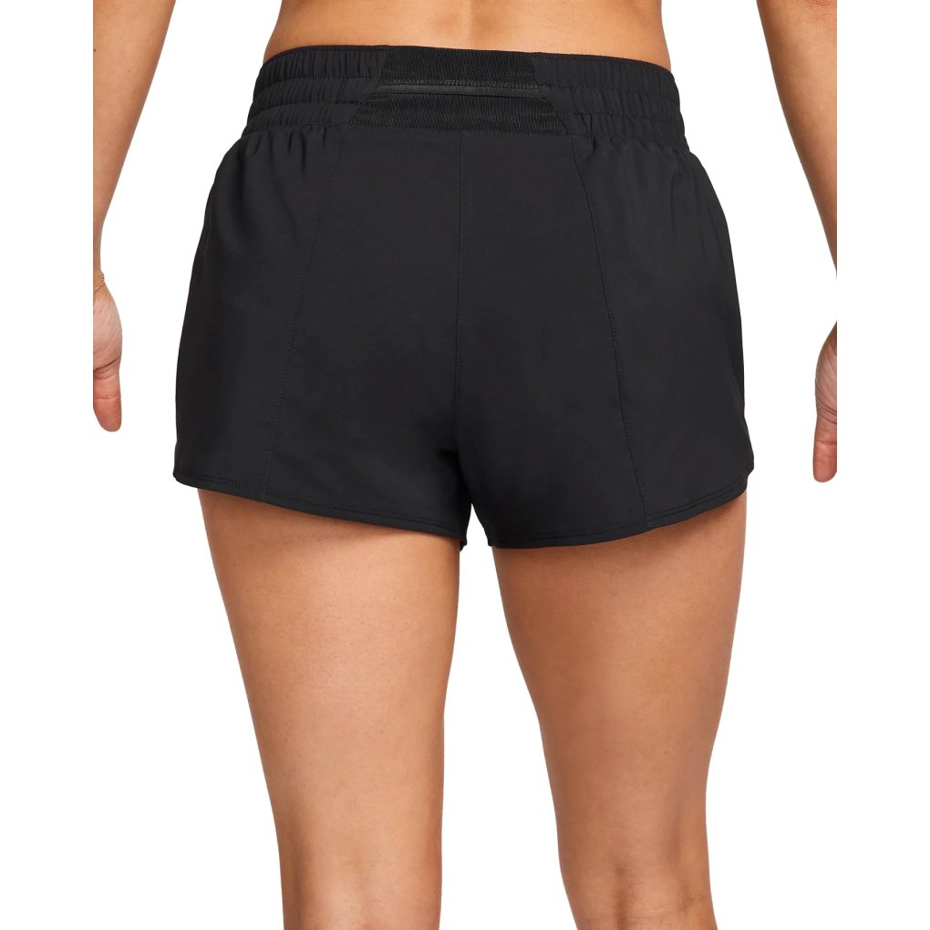 Nike Dri-Fit One Swoosh Mid-Rise Brief Shorts Women black/white FV6364-010