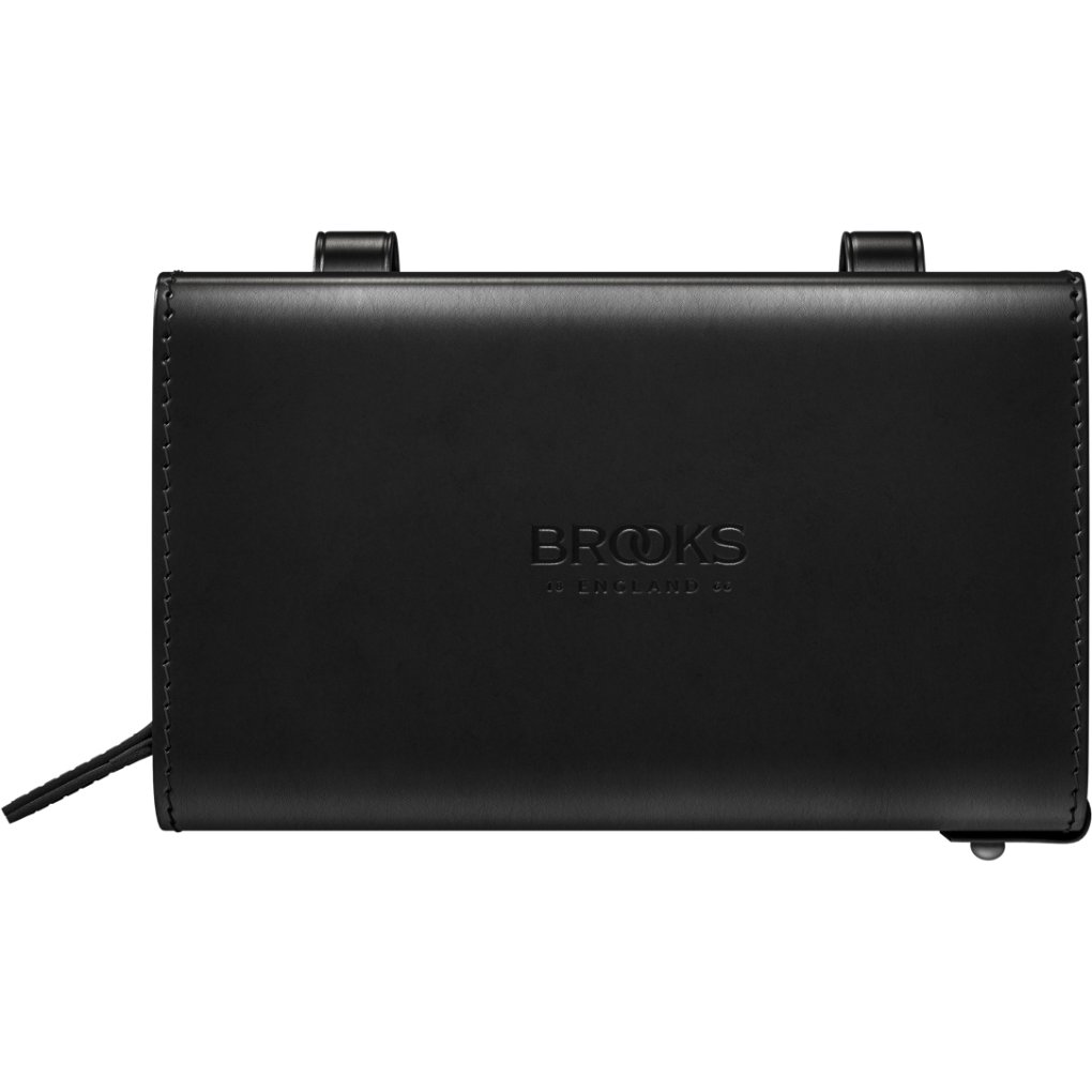 Brooks D-Shaped Leather Saddle Bag - black | BIKE24