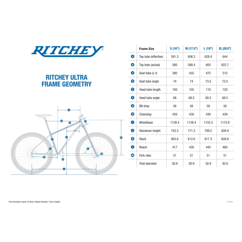 Ritchey ULTRA Frame MTB Mustard
