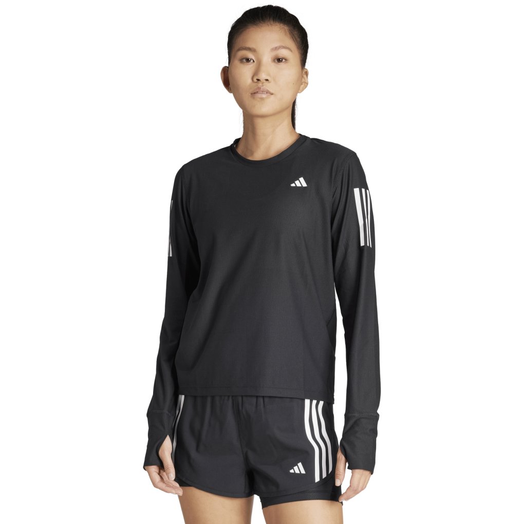 adidas Camiseta de manga larga Mujer Own the Run negro