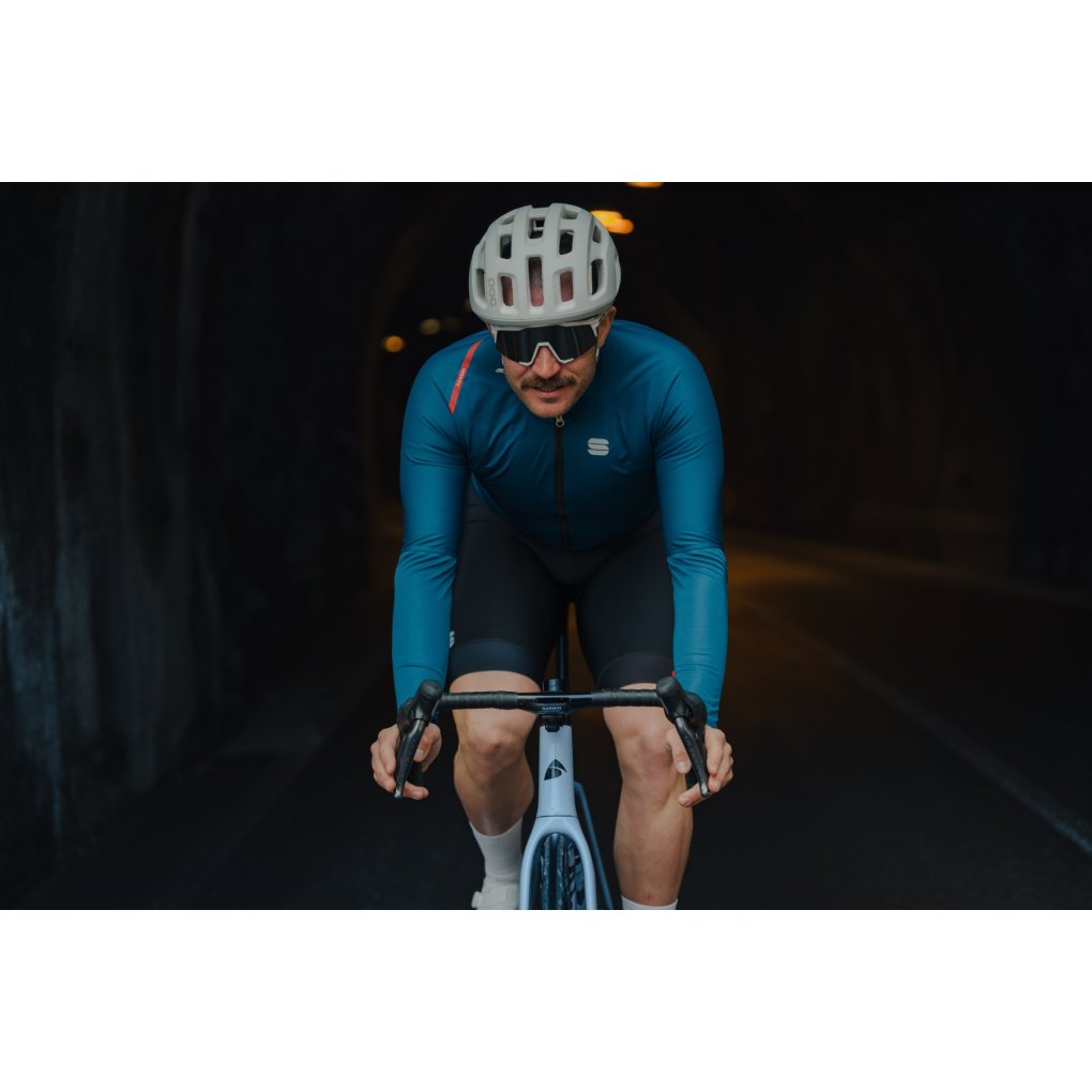 Sportful Fiandre Pro Jacket Long Sleeves Men 415 Teal Blu