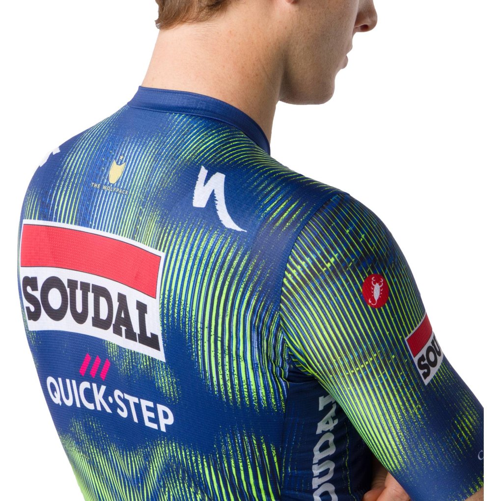 Maillot Cycliste Vintage Castelli – Bleu – Taille 4 – Collection – Occasion