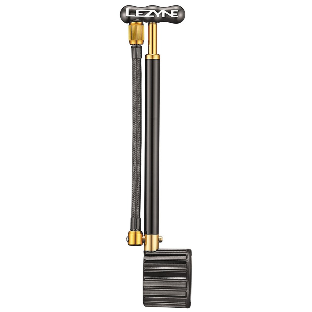 Pompa Ammortizzatore Lezyne Con Tubo Intrecciato E Manometro - 400psi, Colore Nero (Modello Calima Wheelset) - Foto 3