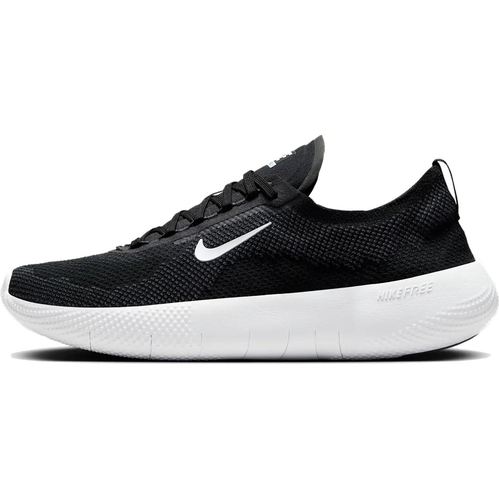 nike free run flyknit mens black