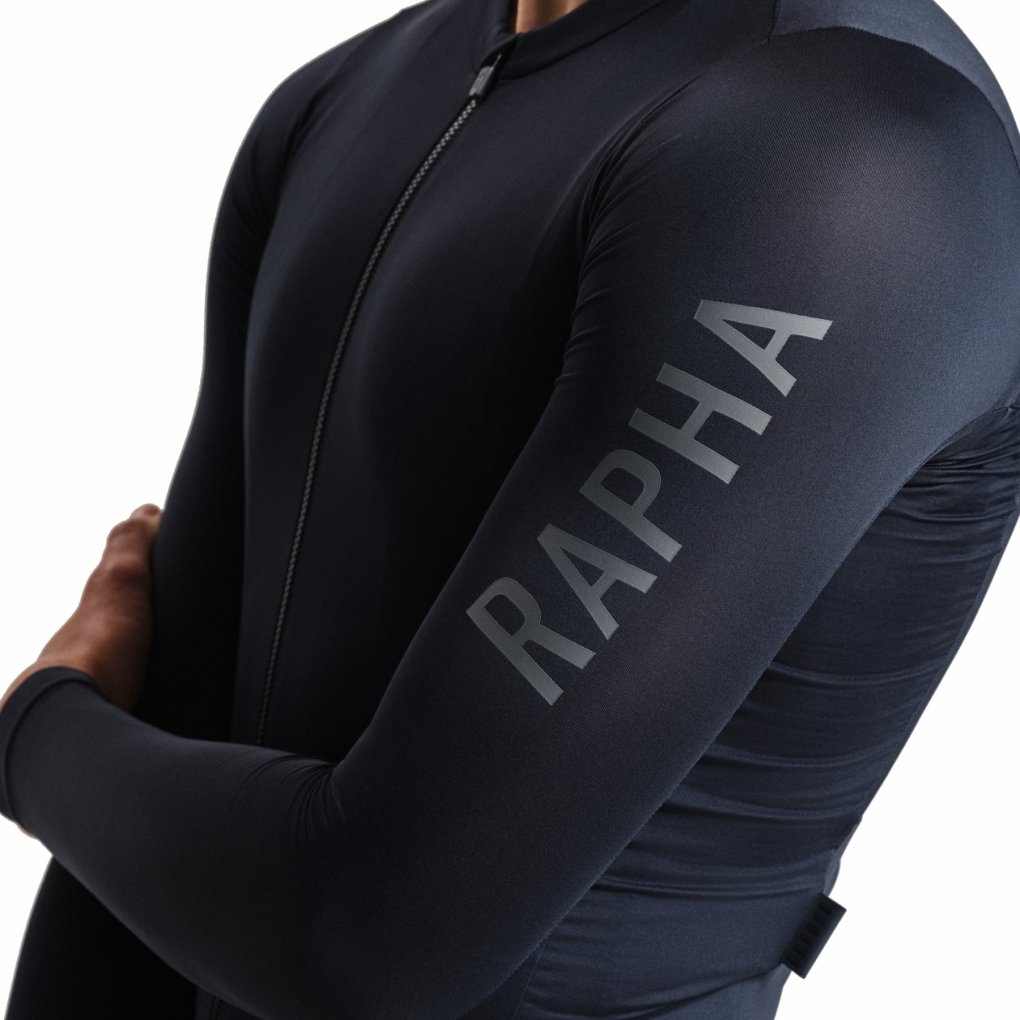 Rapha Pro Team Lightweight Long Sleeve Jersey Men - carbon/navy
