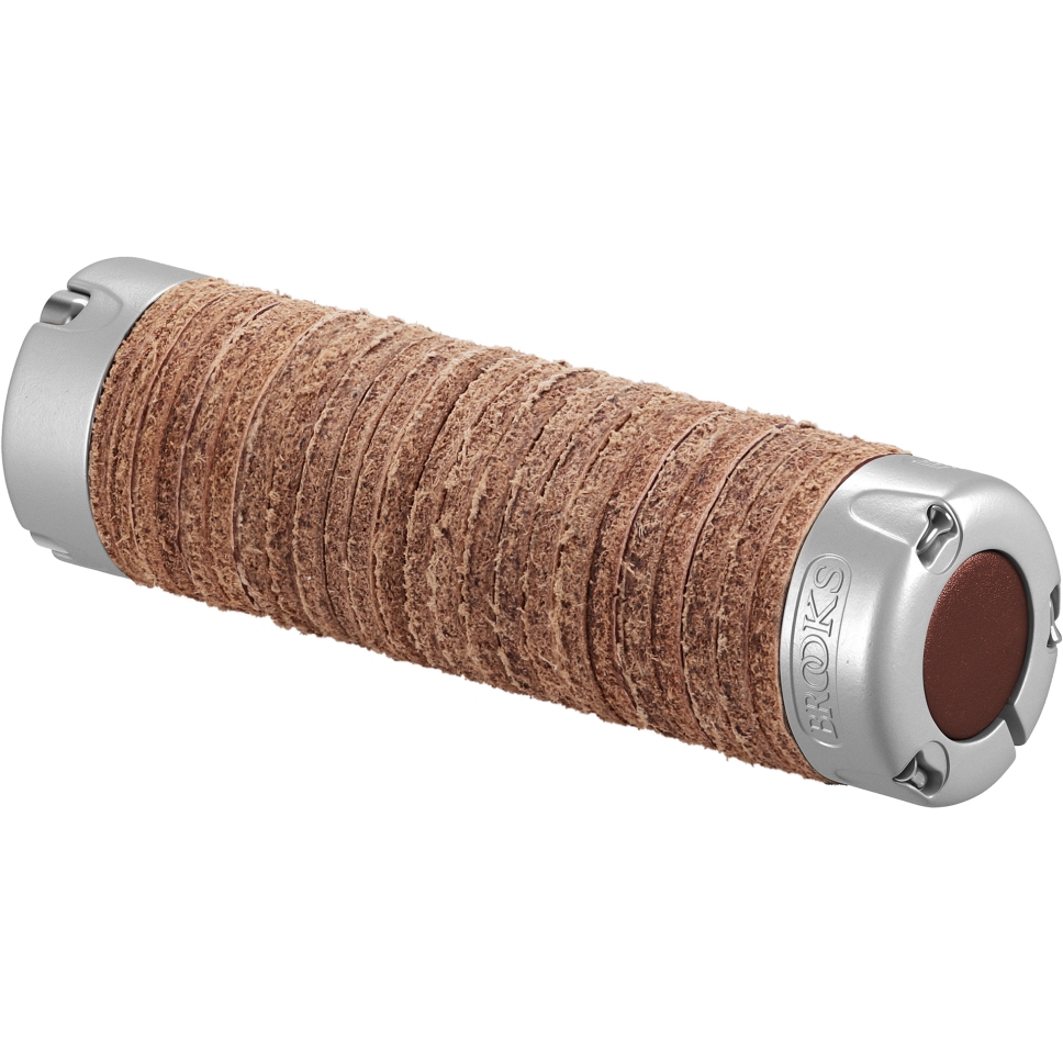 Brooks Plump Leather Grips - Black | BIKE24