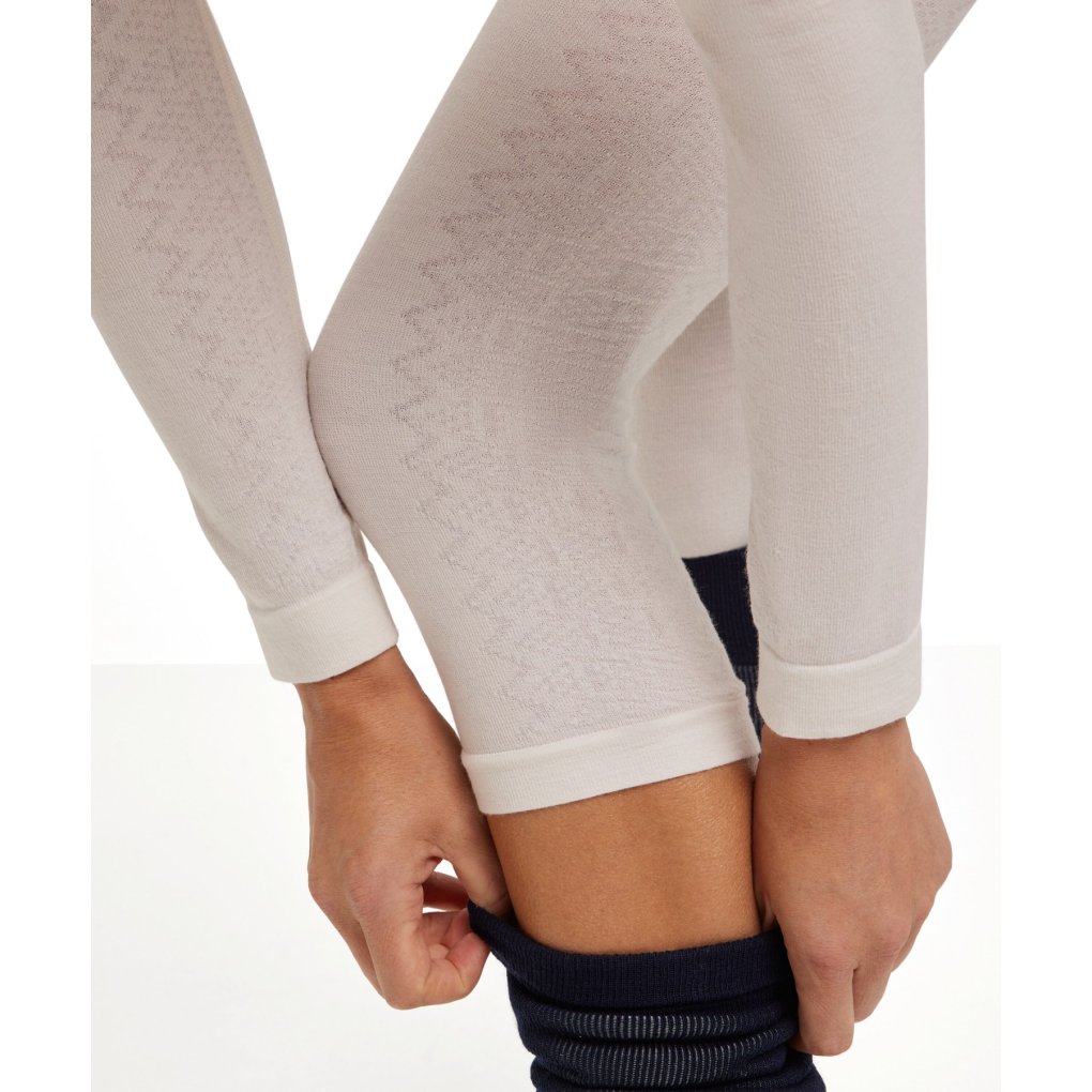 FALKE Dames Broek van onderlaag Maximum Warm 3/4 W Ti functioneel materiaal sneldrogend 1 stuk, Rood Merlot 8117 Trend, L