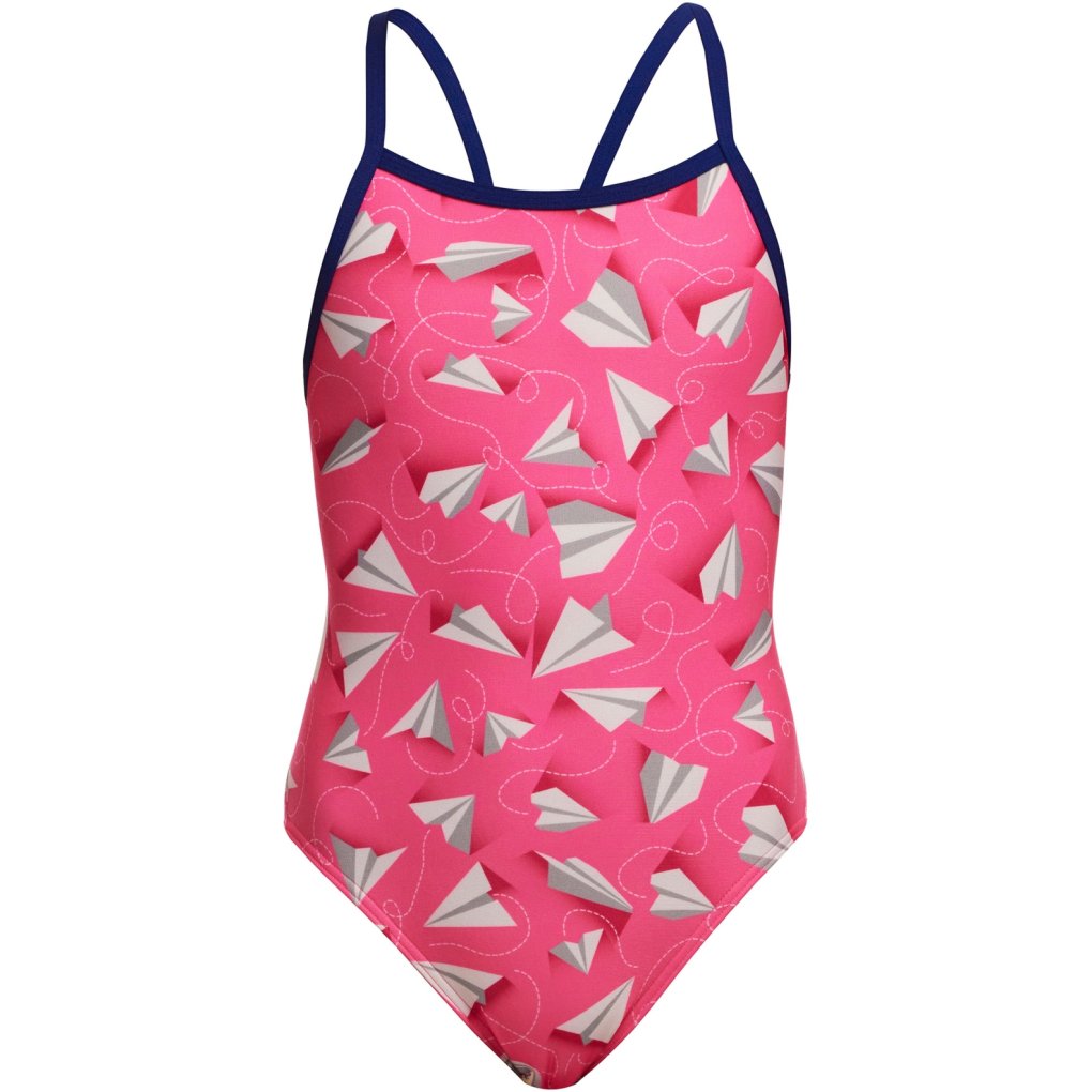 Funkita - Shark Bay - Girls Single Strap One Piece - Aqua Swim Supplies - View #6