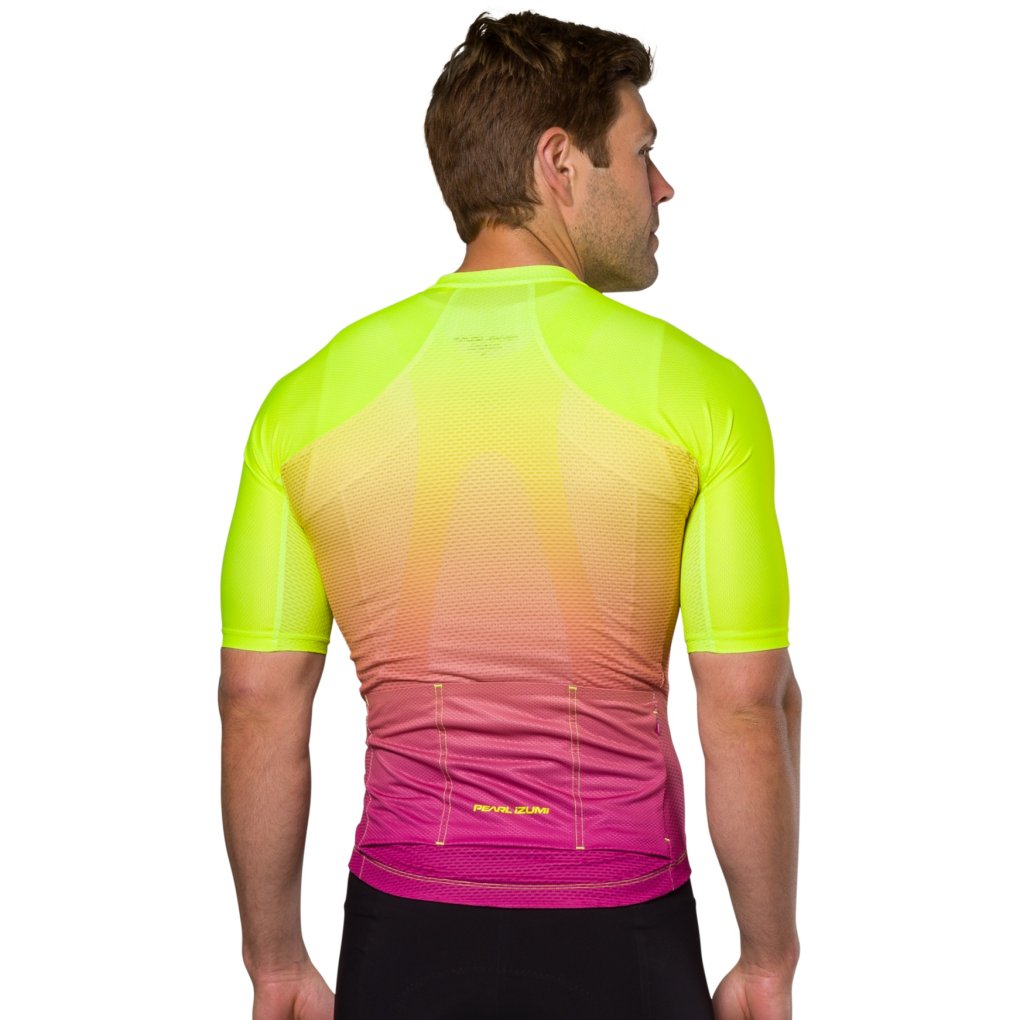 PEARL iZUMi PRO Mesh Jersey Men 11122101 screaming yellow gradient AAF