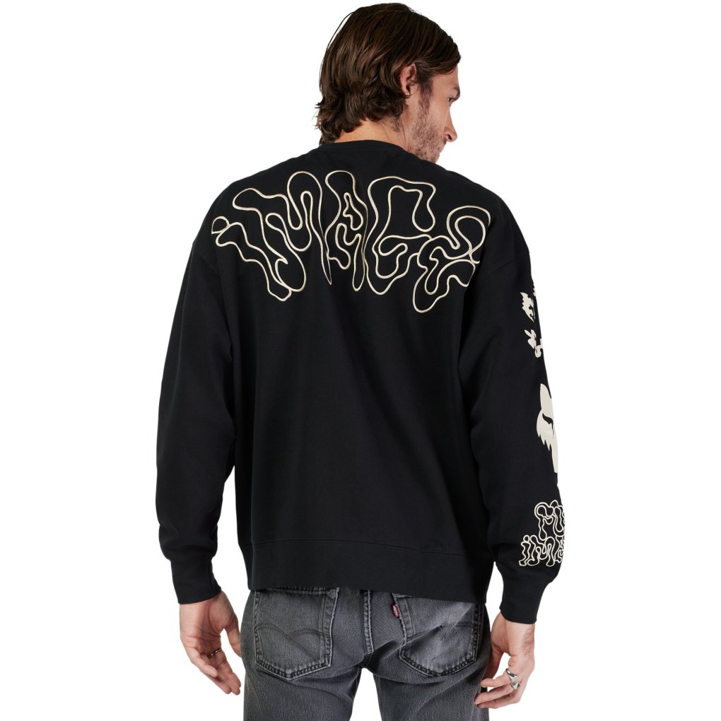 FOX Hello Future Oversized Fleece Bluza Mężczyzna - black