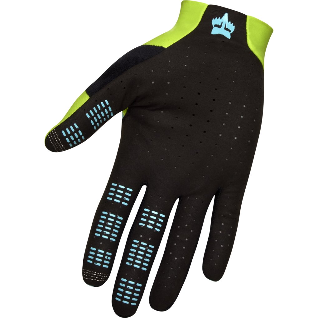 Fox Racing Flexair Motocross-Handschuh – Maui Blau, Größe M, Mit Silikongriff & Perforierter Handfläche