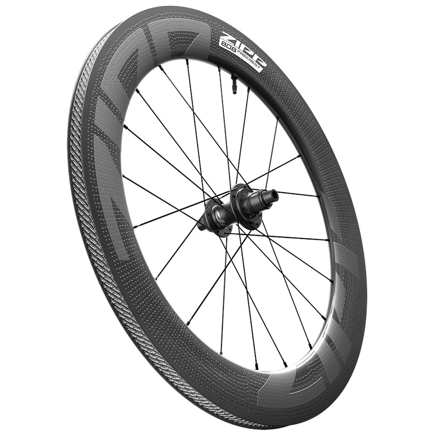 ZIPP 808 ホイール　黒/赤 ZIPP（ジップ）808 Firecrest ファイアクレスト カーボンリア