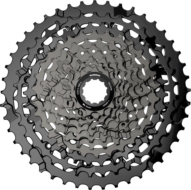 Shimano Cues CS-LG700-11 Cassette 11-Speed 11-45T Shimano HG — afbeelding 1
